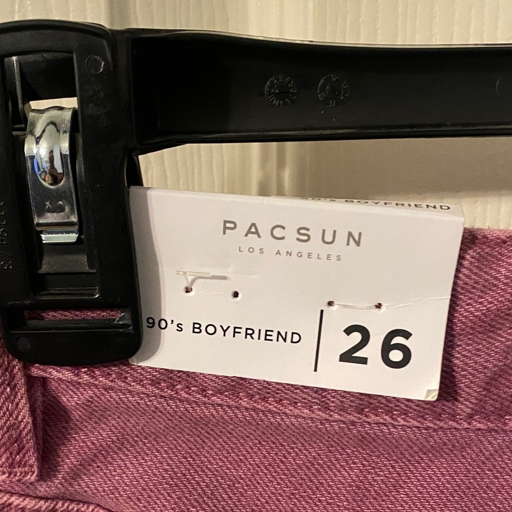 PacSun Dusty Rose Straight Leg Jeans - Picture 5 of 12